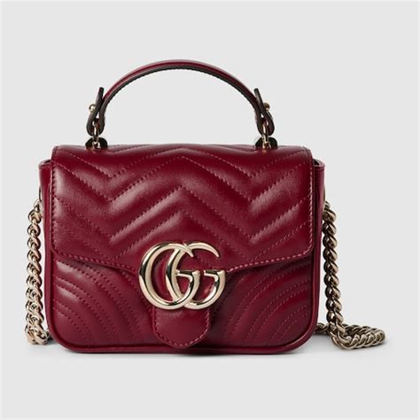 gucci portafogli rosso pelle|Portafoglio GG Marmont in pelle Rosso Ancora .